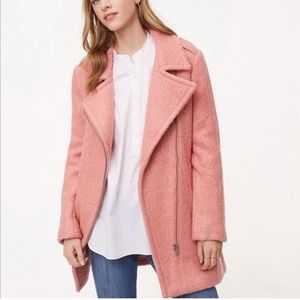 ⭐️ moving sale ⭐️ LOFT pink zip coat